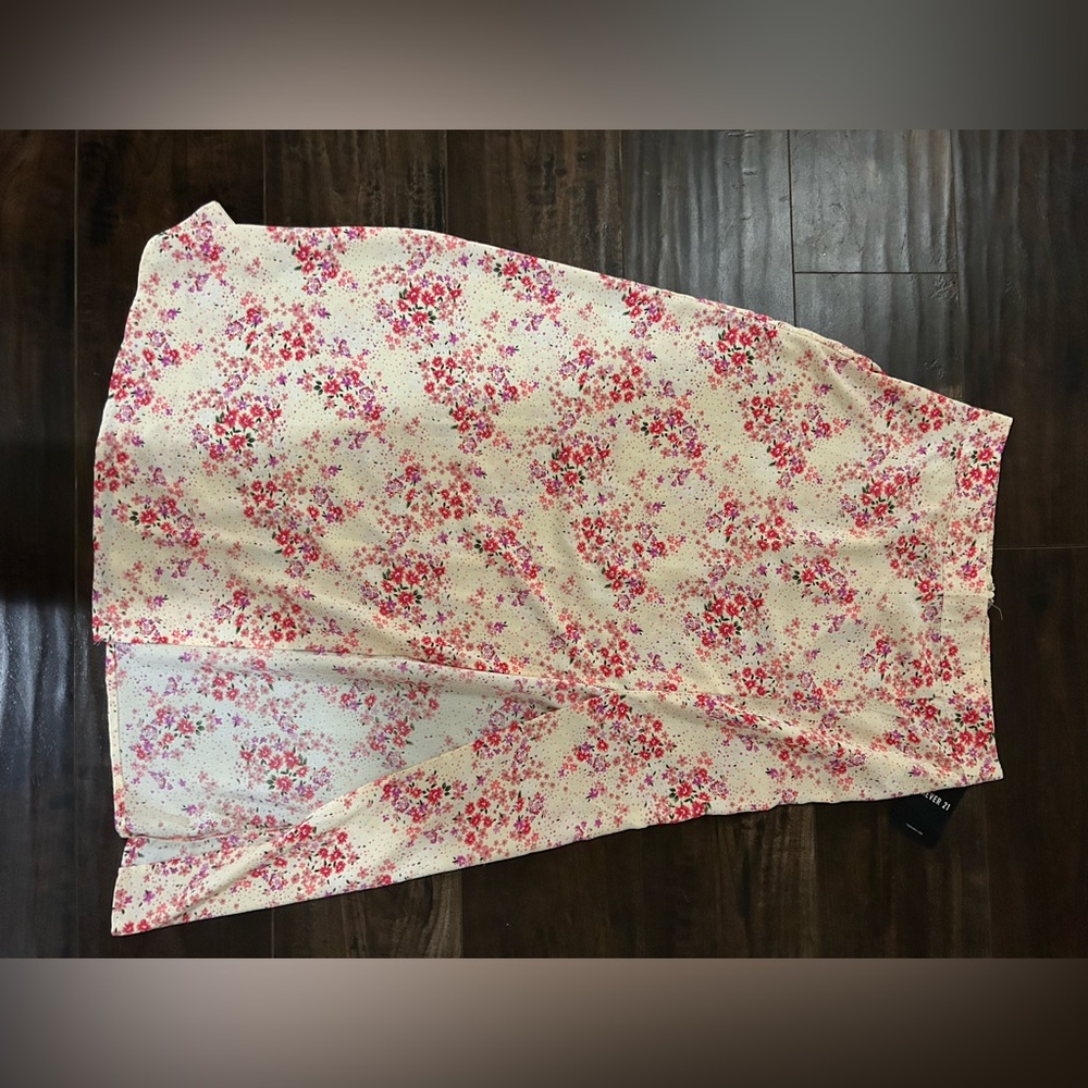 Floral Skirt | side slit